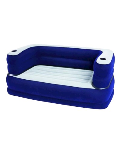 Şişmə divan Bestway 75058, göy/ağ, 169x89x64 sm