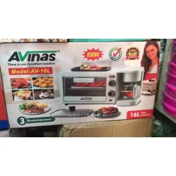 Многофункциональная электрическая мини-печь Avinas AV-16L-RAX, светло-зеленая, 3 в 1