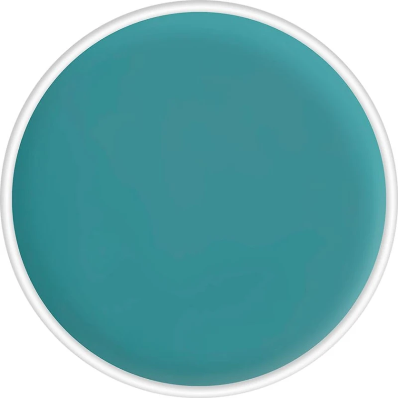 Аквагрим прессованный в запасном блоке Kryolan Aquacolor 01100, оттенок TK2 голубой, 4 мл