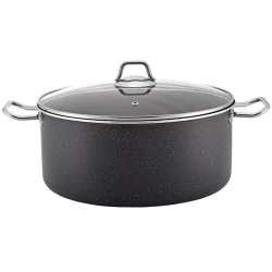 Qazan Anadolu Cookware SF-158, qranit/keramika, boz, 36 sm