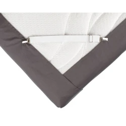 Ремешки для простыни JYSK Vallvik, полиэстер/металл, белый, 4 шт Ремешки для простыни JYSK Vallvik, полиэстер/металл, белый, 4 шт