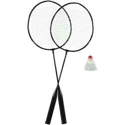 Набор для бадминтона badminton 002, пластик, черный Набор для бадминтона badminton 002, пластик, черный