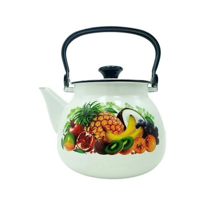 Чайник для кипячения воды Керченская эмаль Эквадор, 3500 мл, эмалированная сталь, сферический, белый Чайник для кипячения воды Керченская эмаль Эквадор, 3500 мл, эмалированная сталь, сферический, белый