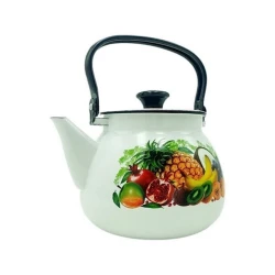 Чайник для кипячения воды Керченская эмаль Эквадор, 3500 мл, эмалированная сталь, сферический, белый Чайник для кипячения воды Керченская эмаль Эквадор, 3500 мл, эмалированная сталь, сферический, белый