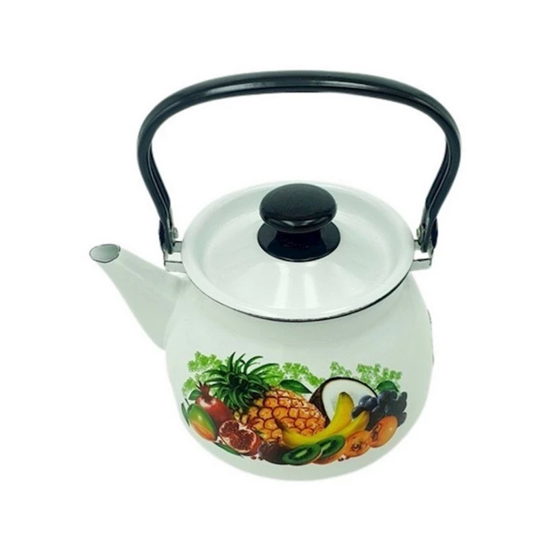 Чайник для кипячения воды Керченская эмаль Эквадор, 3500 мл, эмалированная сталь, сферический, белый Чайник для кипячения воды Керченская эмаль Эквадор, 3500 мл, эмалированная сталь, сферический, белый