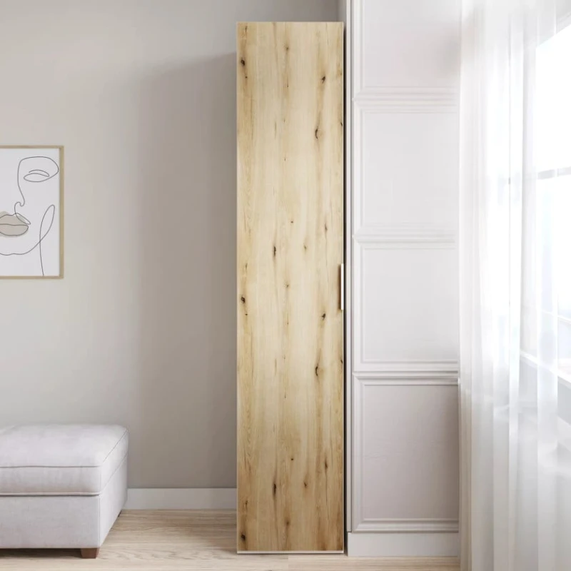 Шкаф Art Mebel 20, ламинат, коричневый/белый, 210x50x45 см Шкаф Art Mebel 20, ламинат, коричневый/белый, 210x50x45 см