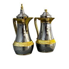 Termos-səhəng Najib NJ36, plastik, 1 l + 1 l, gümüşü, 2 ədəd