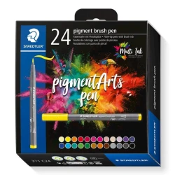 Набор фломастеров Staedtler Pigment Brush Pen OS-0000016399, 24 шт Набор фломастеров Staedtler Pigment Brush Pen OS-0000016399, 24 шт