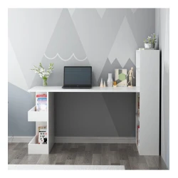 Компьютерный стол Art Mebel 86, белый, 120x120x60 см