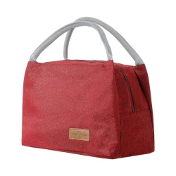 Сумка для ланч-бокса Miniso Large Capacity Solid Color Lunch Bag, Red