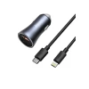 Автомобильное зарядное устройство Baseus Golden Contactor Pro Dual USB-C to Lightning Black Автомобильное зарядное устройство Baseus Golden Contactor Pro Dual USB-C to Lightning Black