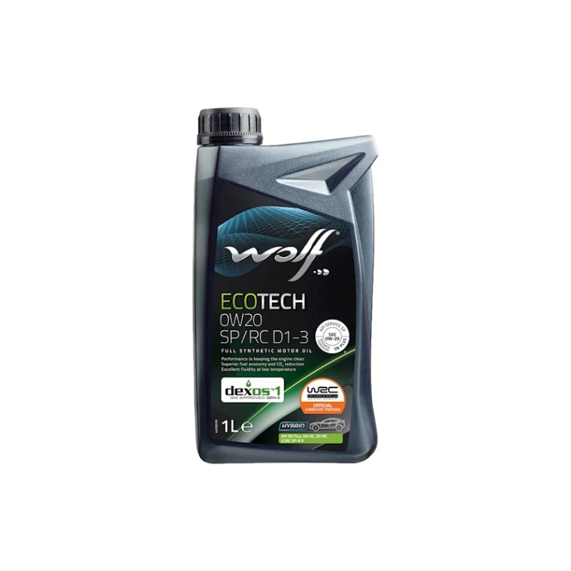 Motor yağı Wolf EcoTech 0W-20, 1 l Motor yağı Wolf EcoTech 0W-20, 1 l