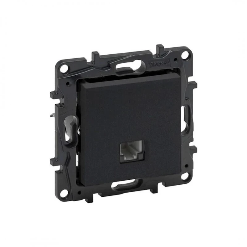 Розетка Legrand Raventi 768329, пластик, черный