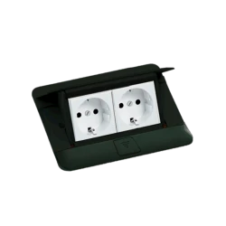 Напольная коробка Legrand 054026, пластик, черный