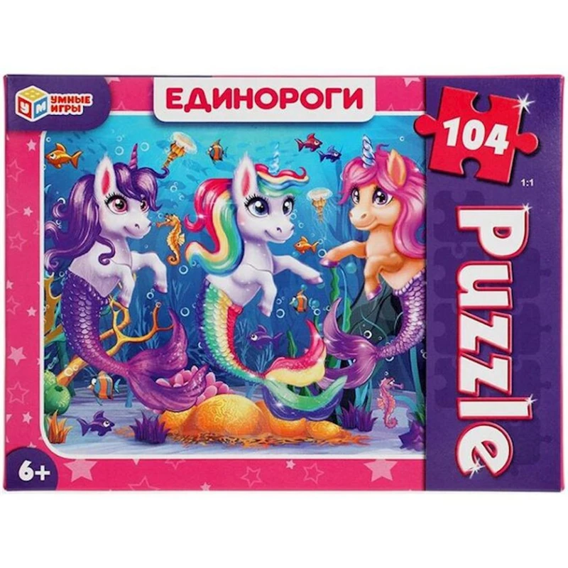Пазл Умные игры Единороги, 104 шт