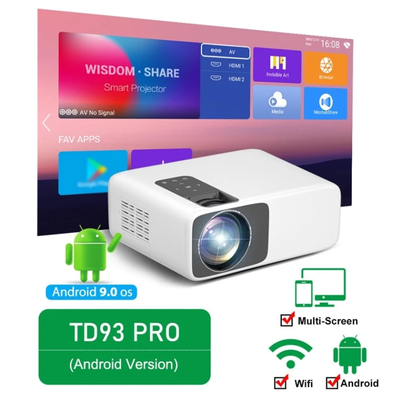 Проектор TD93 Pro HD Android Проектор TD93 Pro HD Android