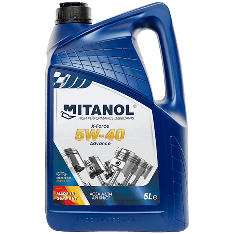 Моторное масло Mitanol X-Force 5W-40 Advance 5 л Моторное масло Mitanol X-Force 5W-40 Advance 5 л