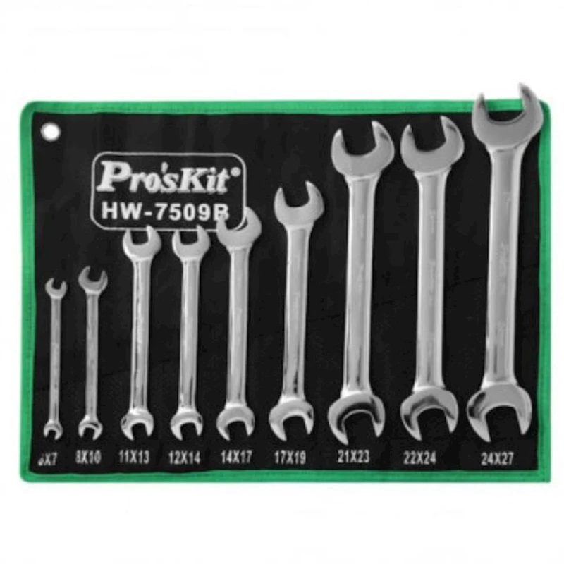 Набор ключей Pro'sKit HW-7509B рожковых гаечных
