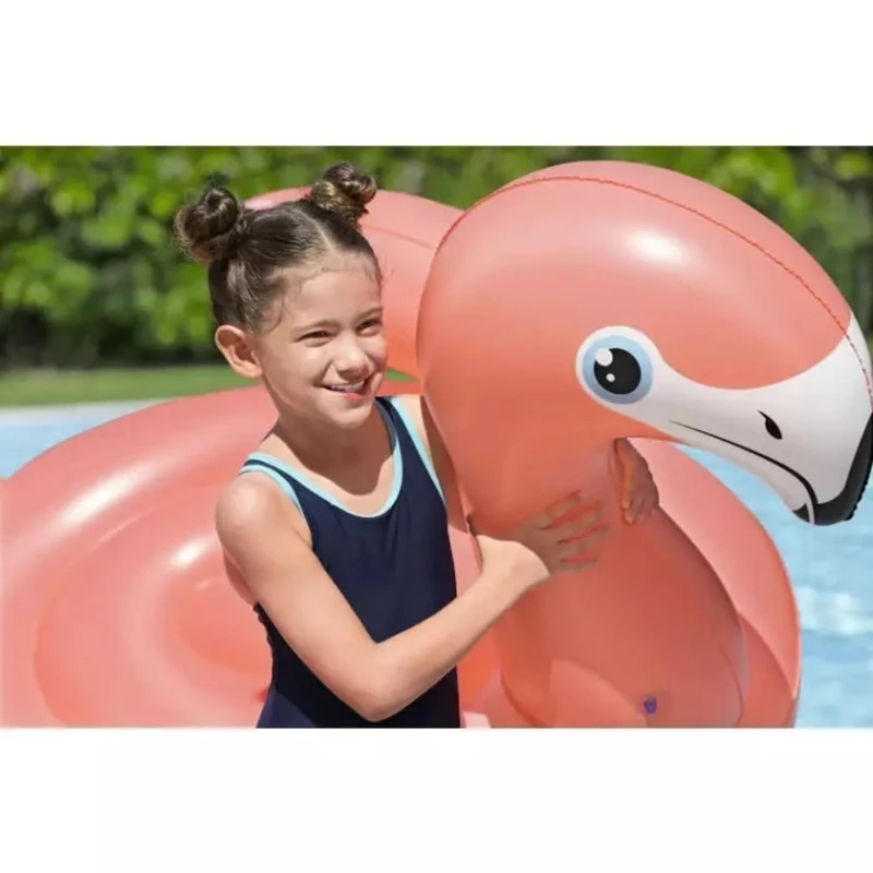 Надувная игрушка Bestway 41525 Fancy Flamingo Ride-On 128x110x87см Надувная игрушка Bestway 41525 Fancy Flamingo Ride-On 128x110x87см
