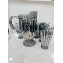 Питьевой набор 6921-709 графин + 6 стаканов, 1.8 л, серый Питьевой набор 6921-709 графин + 6 стаканов, 1.8 л, серый