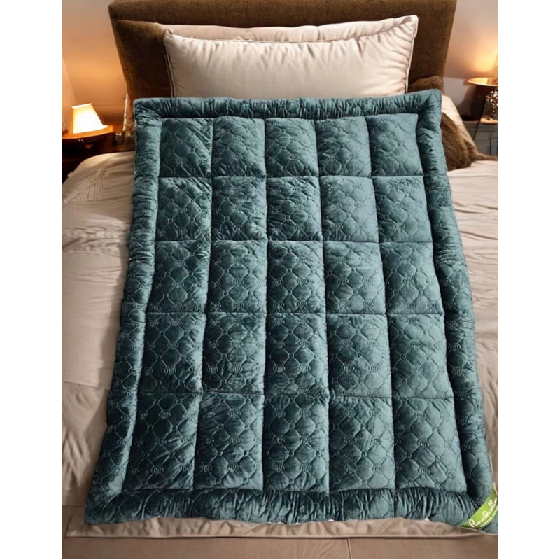 Матрас Luxe Cotton, 180x200 см, велюр, зеленый