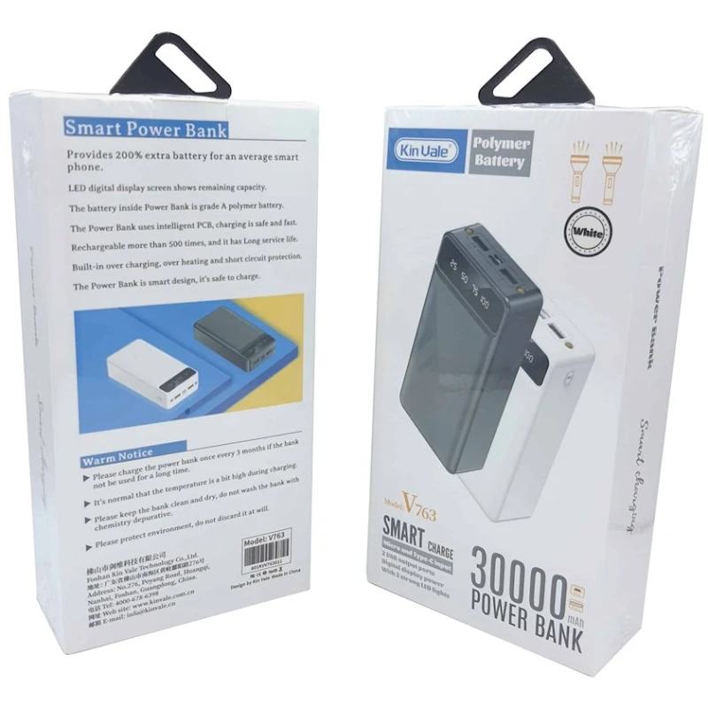 Xarici akkumulyator Kin Vale V763 Black Xarici akkumulyator Kin Vale V763 Black