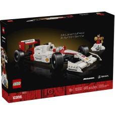 Konstruktor LEGO Icons McLaren MP4/4 & Ayrton Senna 10330, 18+ yaş, 693 element
