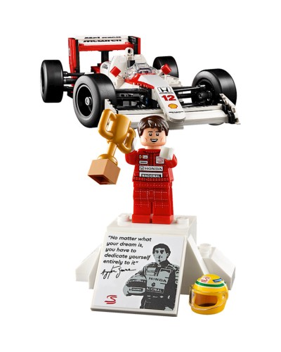 Konstruktor LEGO Icons McLaren MP4/4 & Ayrton Senna 10330, 18+ yaş, 693 element