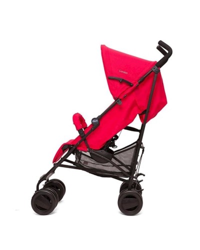 Gəzinti üçün uşaq arabası Chicco London Up Stroller with Bumper Bar Red Passion, 83x46x104 sm
