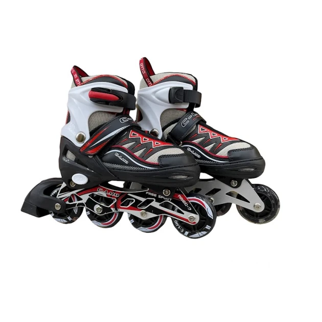 Roliklər uşaqlar üçün YY-803A, ölçü М, qırmızı/qara