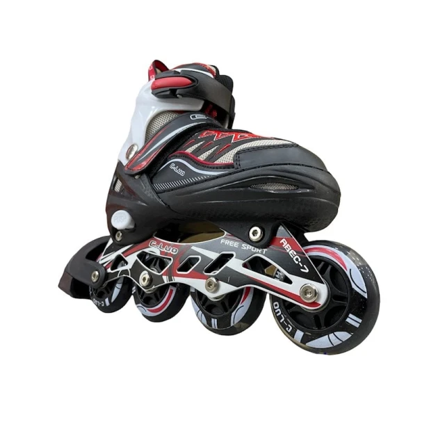 Roliklər uşaqlar üçün YY-803A, ölçü М, qırmızı/qara