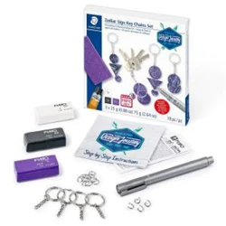 Набор для лепки из полимерной глины Design Journey Zodiac Sign Keychain Set, брелоки, 19 предметов Набор для лепки из полимерной глины Design Journey Zodiac Sign Keychain Set, брелоки, 19 предметов