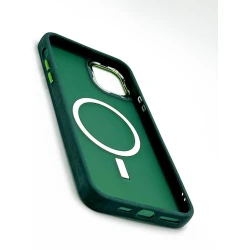 Çexol Magsafe Apple iPhone 12 üçün, Yaşıl