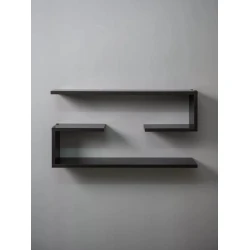 Настенная полка Art Mebel 156, ламинат, 40х70х16 см, коричневая Настенная полка Art Mebel 156, ламинат, 40х70х16 см, коричневая