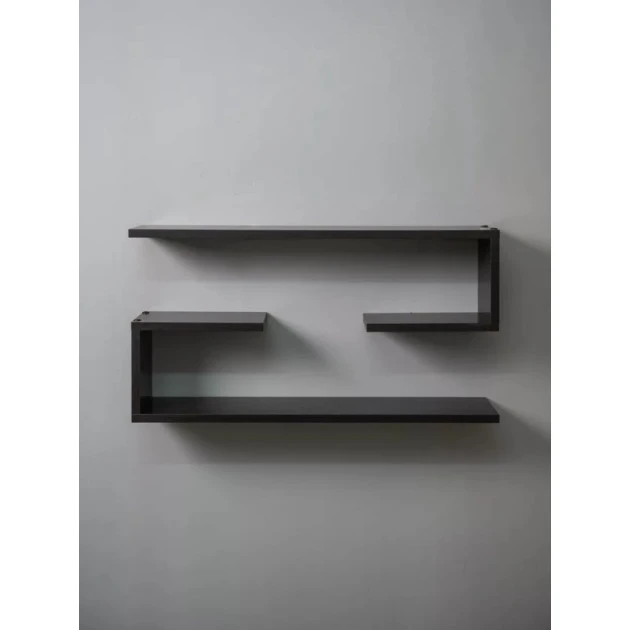 Настенная полка Art Mebel 156, ламинат, 40х70х16 см, коричневая Настенная полка Art Mebel 156, ламинат, 40х70х16 см, коричневая