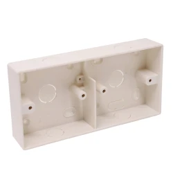 Монтажная настенная коробка двойная HEMQ.1000.02, белый
