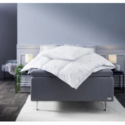 Подушка JYSK Kronborg Beito 50x70 см, хлопок, утиное перо/утиный пух, белый