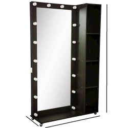 Напольное зеркало, ЛДСП, венге, 180x40x110 см Напольное зеркало, ЛДСП, венге, 180x40x110 см