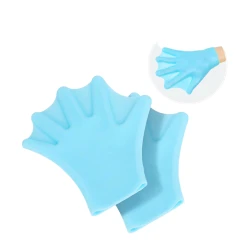 Üzgüçülük üçün əlcəklər, böyüklər üçün, mavi