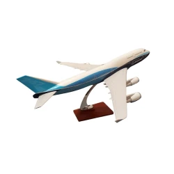 Dekorativ təyyarə modeli Boeing 747, rəngbərəng, 43x45x20 sm