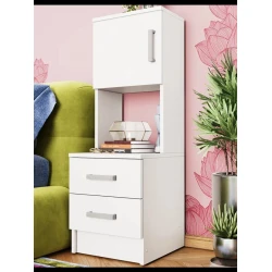 Тумба Art Mebel Art_tumba_64, ламинат, белая, 100x35x35 см Тумба Art Mebel Art_tumba_64, ламинат, белая, 100x35x35 см