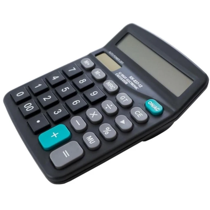 Калькулятор KK-837-12S, черный