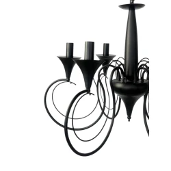 Люстра подвесная Şəms Aydınlatma 8105-6 BK, черная