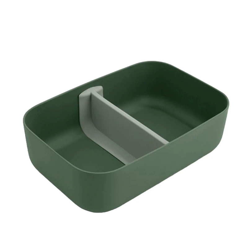 Ланч-бокс Miniland Frog, 13x6 см, пластик, зеленый Ланч-бокс Miniland Frog, 13x6 см, пластик, зеленый