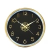 Настенные часы, золотистые/черные, 38 см