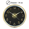 Настенные часы, золотистые/черные, 38 см