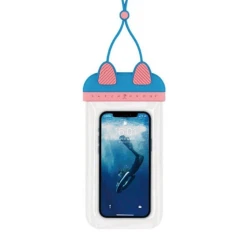 Çanta Wiwu Kitty mobil telefon üçün Blue