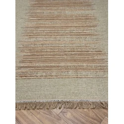 Ковер Natural halı Brooklyn BRK02NA, 135х200 см, полиэстер, бежевый
