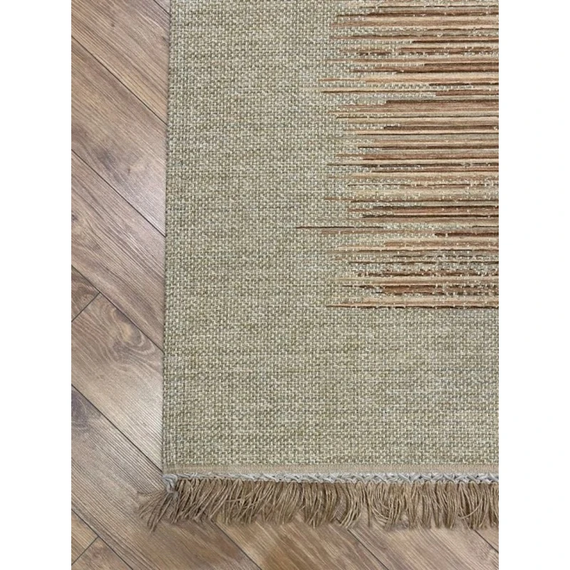 Ковер Natural halı Brooklyn BRK02NA, 135х200 см, полиэстер, бежевый Ковер Natural halı Brooklyn BRK02NA, 135х200 см, полиэстер, бежевый