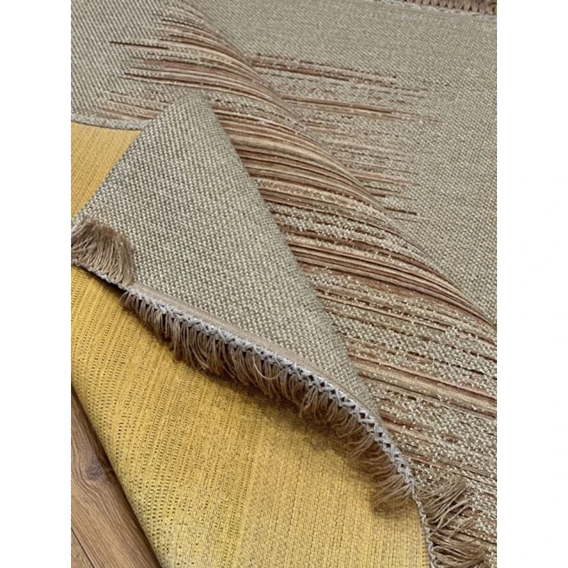 Ковер Natural halı Brooklyn BRK02NA, 135х200 см, полиэстер, бежевый Ковер Natural halı Brooklyn BRK02NA, 135х200 см, полиэстер, бежевый